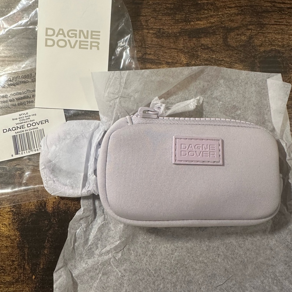 Dagne Dover Mara keychain in washed lilac